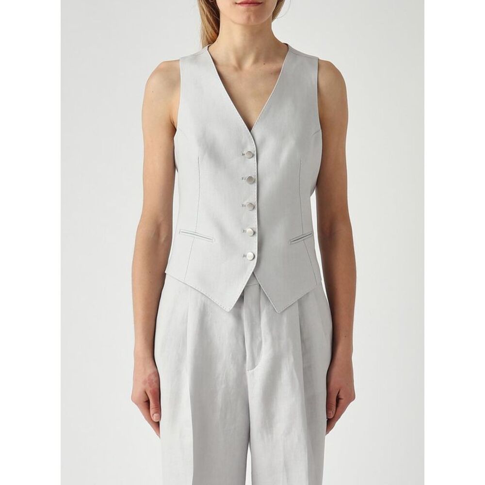 Tagliatore Waistcoat Woman Pearl